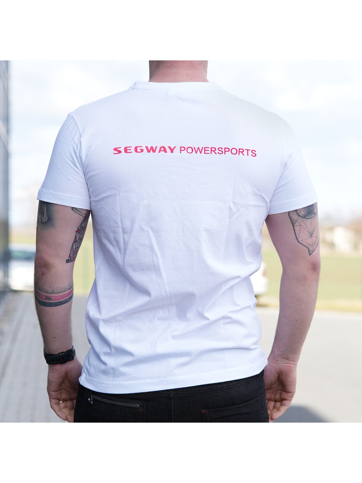 SEGWAY POWERSPORTS White Men T-shirt 2 SEGWAY POWERSPORTS White Men T-shirt 2