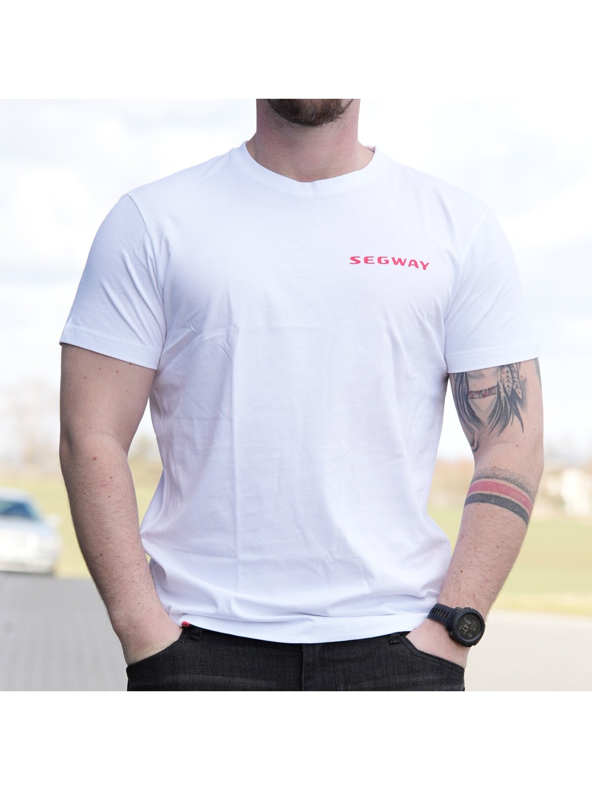 SEGWAY POWERSPORTS White Men T-shirt
