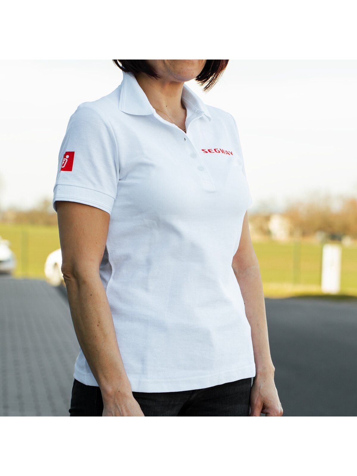 SEGWAY POWERSPORTS White Women Polo T-shirt 8 SEGWAY POWERSPORTS White Women Polo T-shirt 8