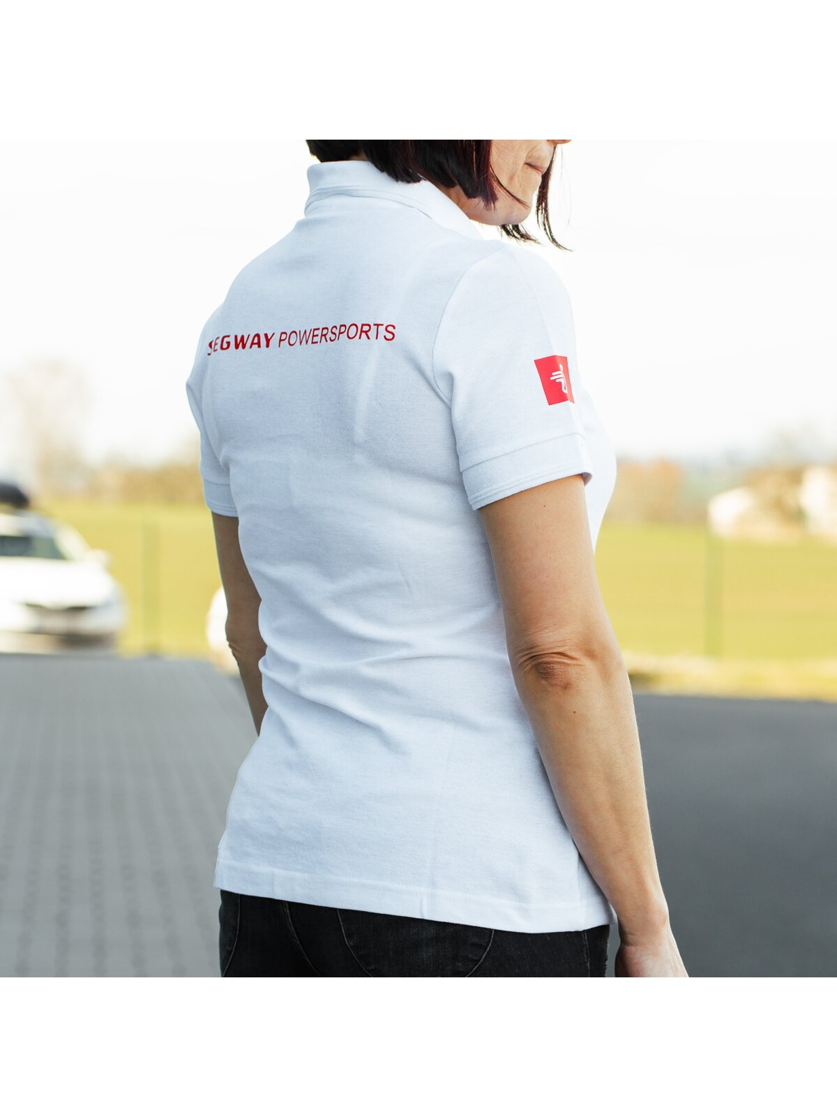 SEGWAY POWERSPORTS White Women Polo T-shirt 10 SEGWAY POWERSPORTS White Women Polo T-shirt 10