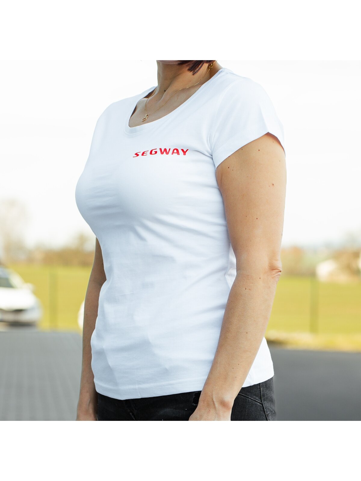 SEGWAY POWERSPORTS White Women T-shirt 3 SEGWAY POWERSPORTS White Women T-shirt 3