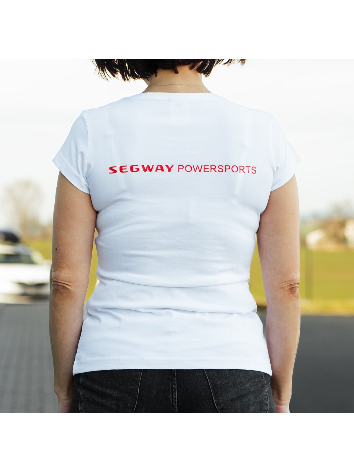 SEGWAY POWERSPORTS White Women T-shirt 4 SEGWAY POWERSPORTS White Women T-shirt 4