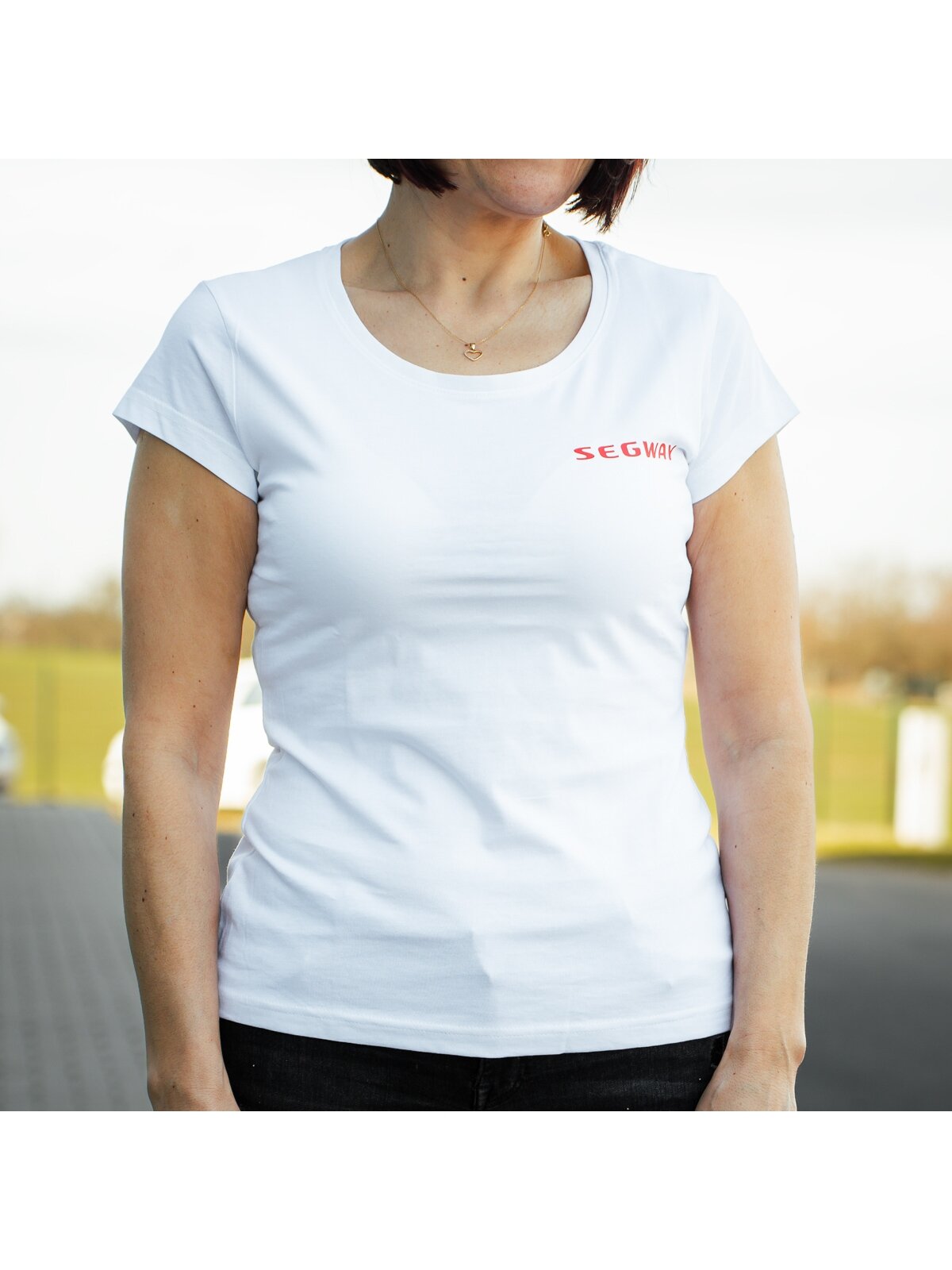 SEGWAY POWERSPORTS White Women T-shirt SEGWAY POWERSPORTS White Women T-shirt