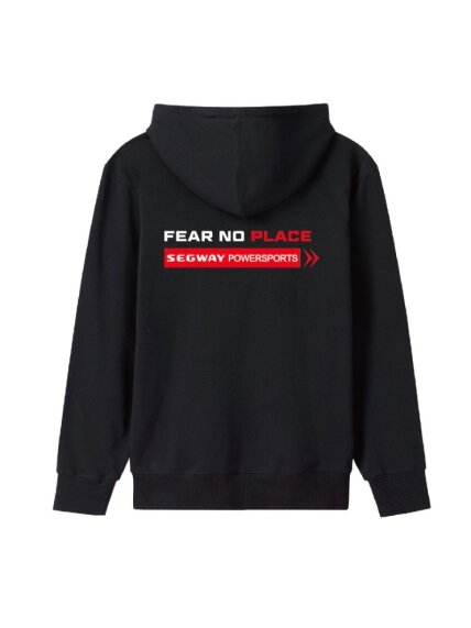 Segway Black zipper hoodie 1
