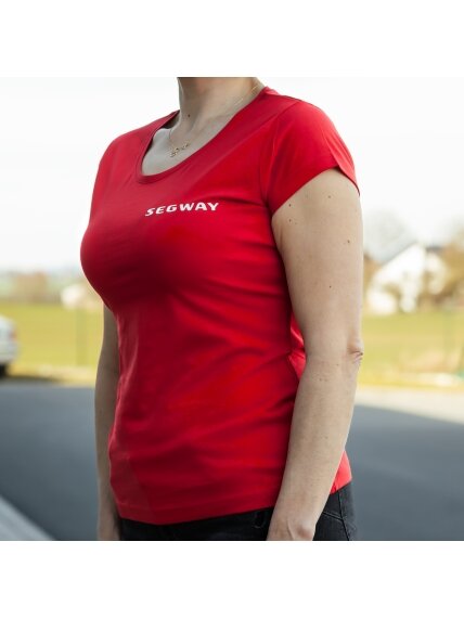SEGWAY POWERSPORTS Red Women T-shirt 2