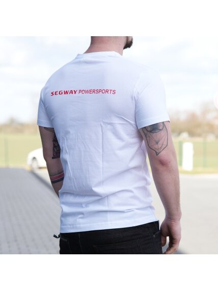 SEGWAY POWERSPORTS White Men T-shirt 3 SEGWAY POWERSPORTS White Men T-shirt 3