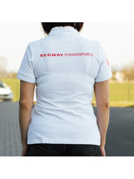 SEGWAY POWERSPORTS White Women Polo T-shirt 9
