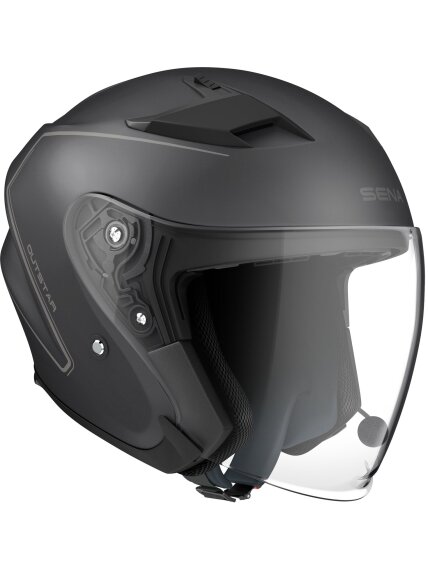 Sena Helmet Outstar S Matt Black 1 Sena Helmet Outstar S Matt Black 1