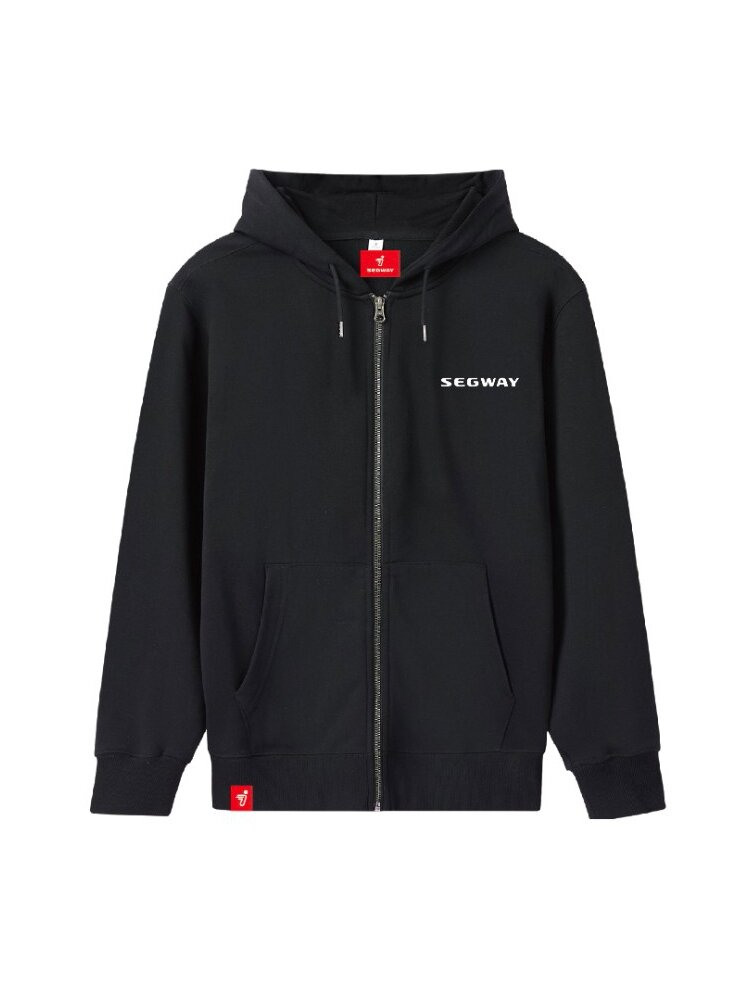 Segway Black zipper hoodie