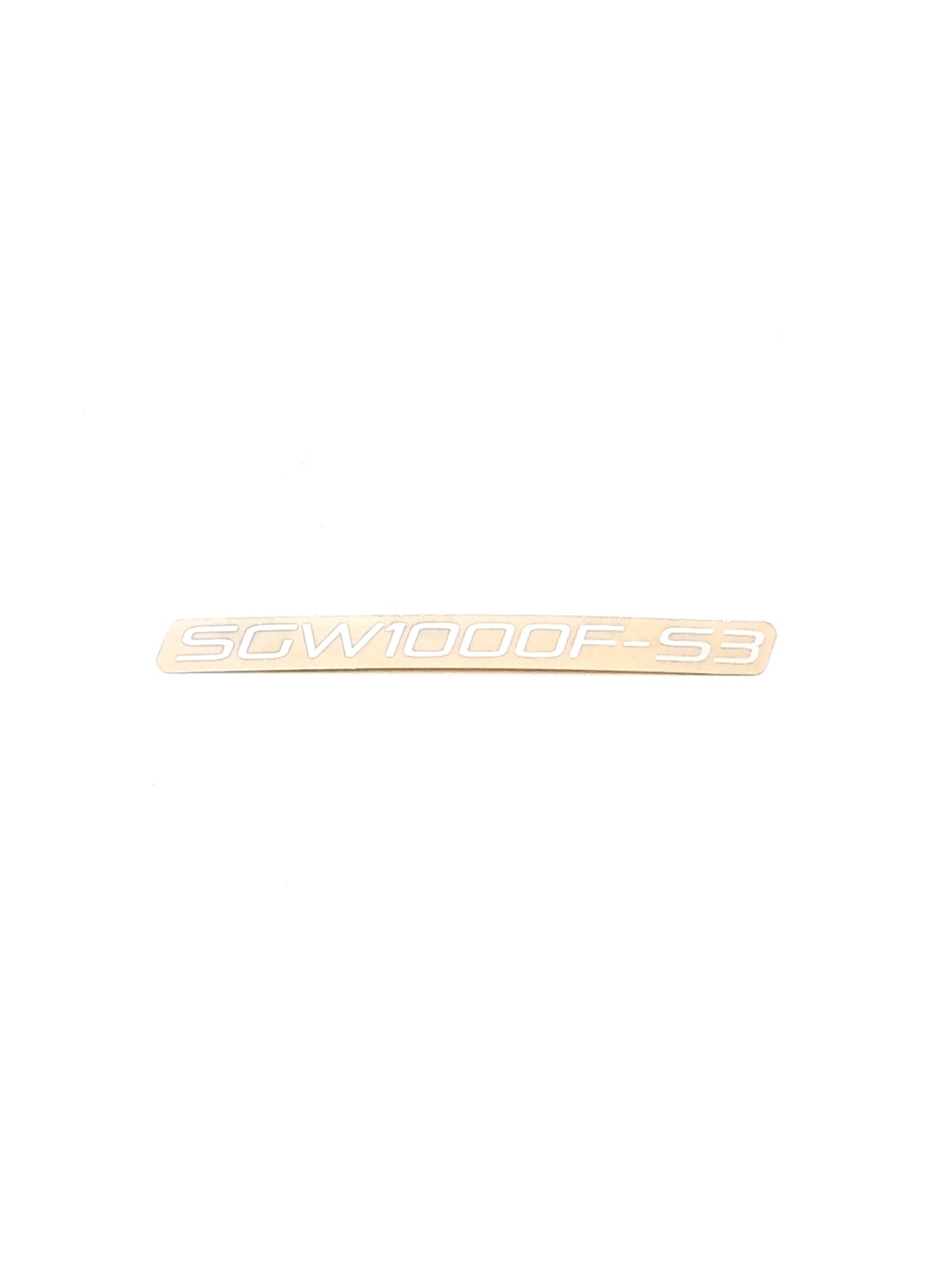 SGW1000F-S3 MODEL DECAL