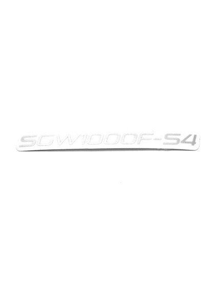 SGW1000F-S4 MODEL DECAL SGW1000F-S4 MODEL DECAL