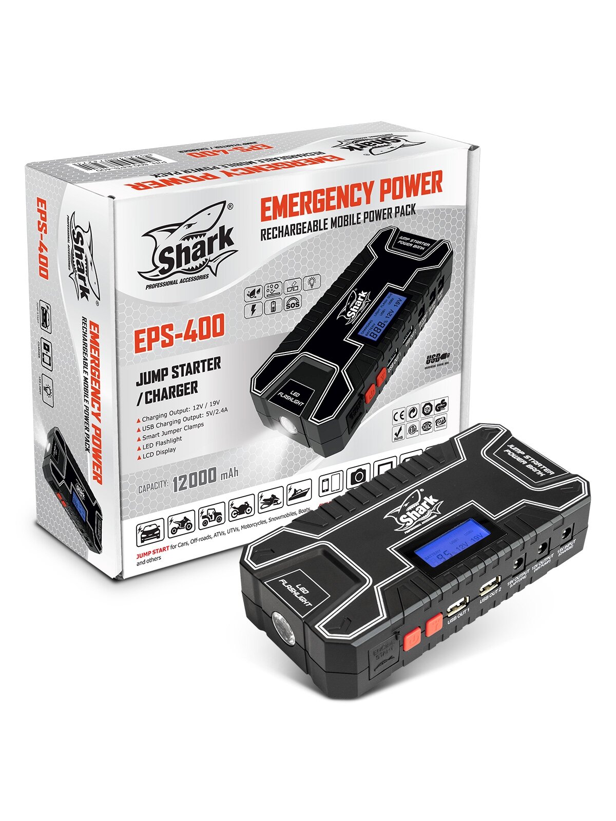 SHARK Jump Starter EPS-400 7 SHARK Jump Starter EPS-400 7