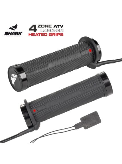 ŠILDOMOS RANKENĖLĖS + NYKŠČIO ŠILDYMAS 4-ZONŲ SHARK 4ZONE LOCK-ON ŠILDOMOS RANKENĖLĖS + NYKŠČIO ŠILDYMAS 4-ZONŲ SHARK 4ZONE LOCK-ON