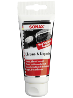 SONAX CHROMUOTŲ IR ALIUMININIŲ PAVIRŠIŲ VALYMO PASTA