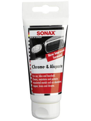SONAX CHROMUOTŲ IR ALIUMININIŲ PAVIRŠIŲ VALYMO PASTA