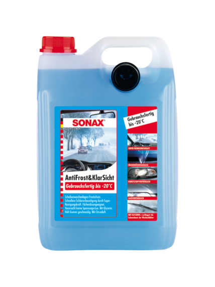 SONAX ŽIEMINIS LANGŲ APIPLOVIMO SKYSTIS -20°C 5l SONAX ŽIEMINIS LANGŲ APIPLOVIMO SKYSTIS -20°C 5l