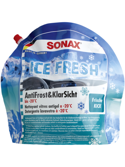 SONAX ŽIEMINIS LANGŲ APIPLOVIMO SKYSTIS "ICE FRESH" 3l SONAX ŽIEMINIS LANGŲ APIPLOVIMO SKYSTIS "ICE FRESH" 3l