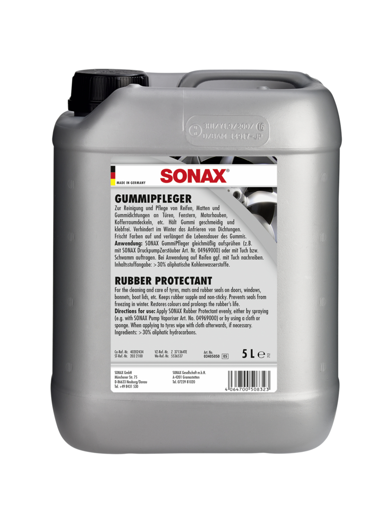 SONAX GUMINIŲ DETALIŲ PRIEŽIŪROS PRIEMONĖ 5l