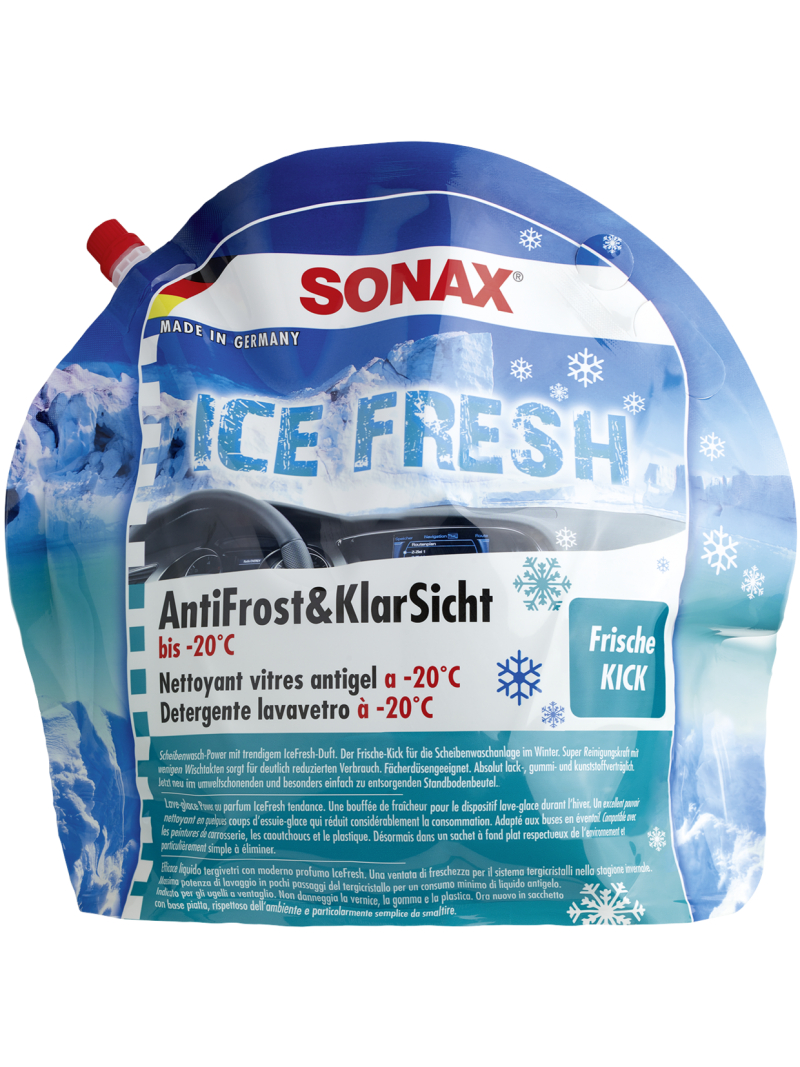 SONAX ŽIEMINIS LANGŲ APIPLOVIMO SKYSTIS "ICE FRESH" 3l SONAX ŽIEMINIS LANGŲ APIPLOVIMO SKYSTIS "ICE FRESH" 3l