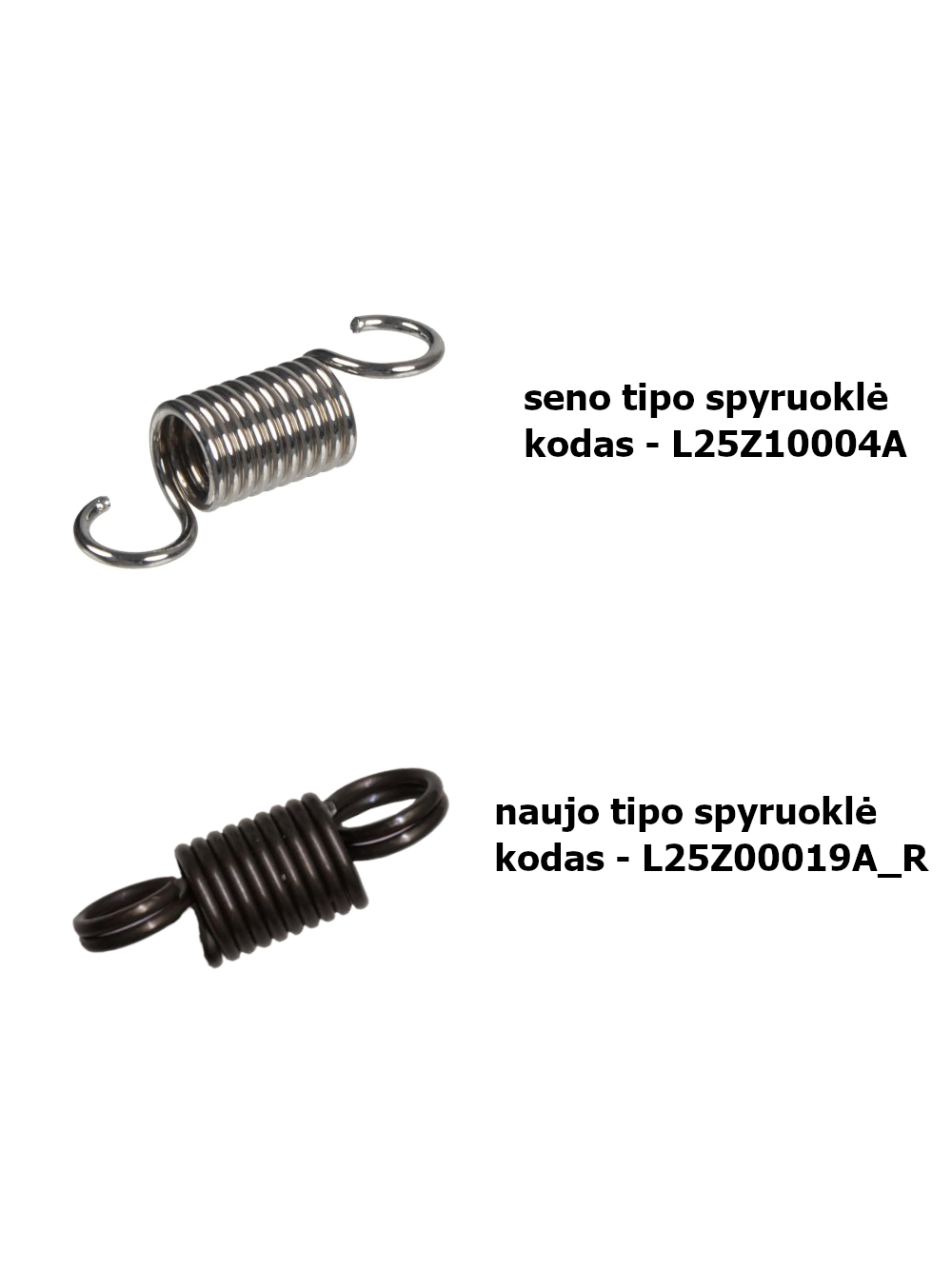 Spyruoklė bamperiui, rinkinys (L25Z00019A_R) 1