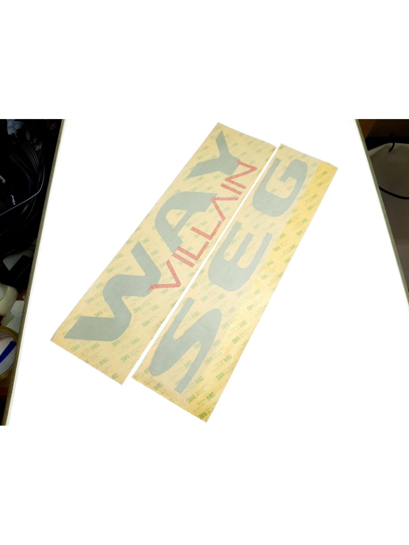 SSV door SEGWAY decal (right red) 1