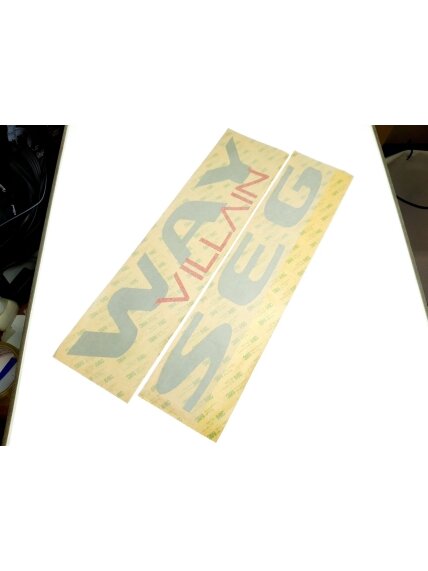 SSV door SEGWAY decal (right red) 1