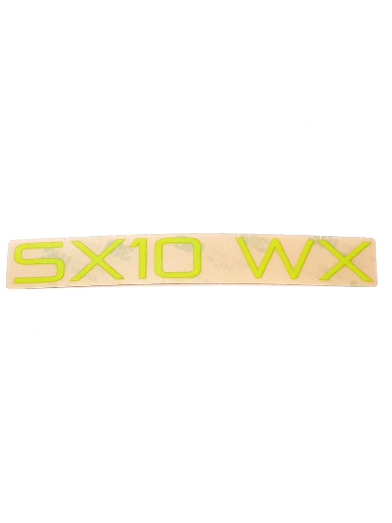 SX10 WX DECAL (GREEN 72 INCH) 1