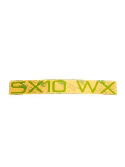 SX10 WX DECAL (GREEN 72 INCH)