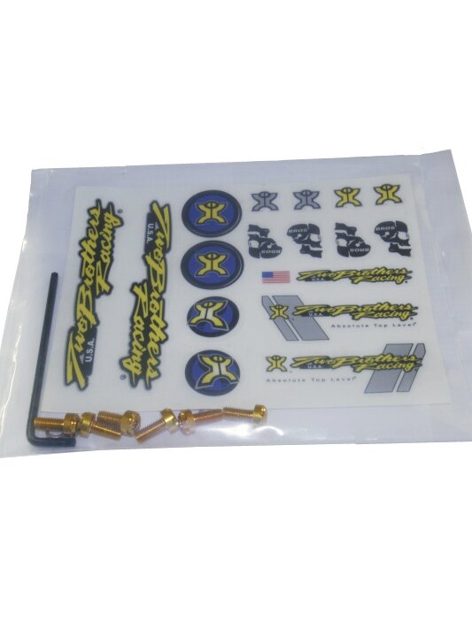 TBR Endcap Bolt Kit GOLD