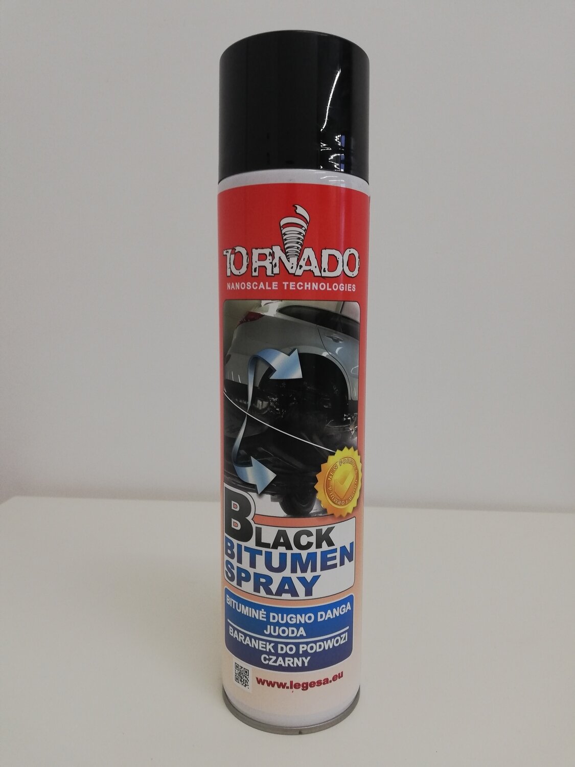 TORNADO BITUMINĖ DUGNO DANGA (JUODA) 0.6l TORNADO BITUMINĖ DUGNO DANGA (JUODA) 0.6l