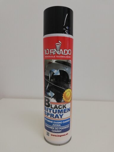 TORNADO BITUMINĖ DUGNO DANGA (JUODA) 0.6l