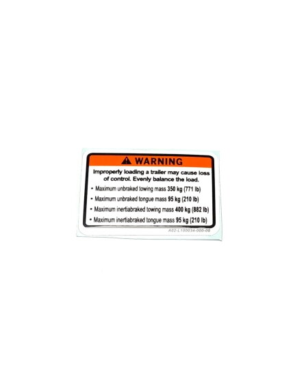 TOWING LABEL,LONG TOWING LABEL,LONG