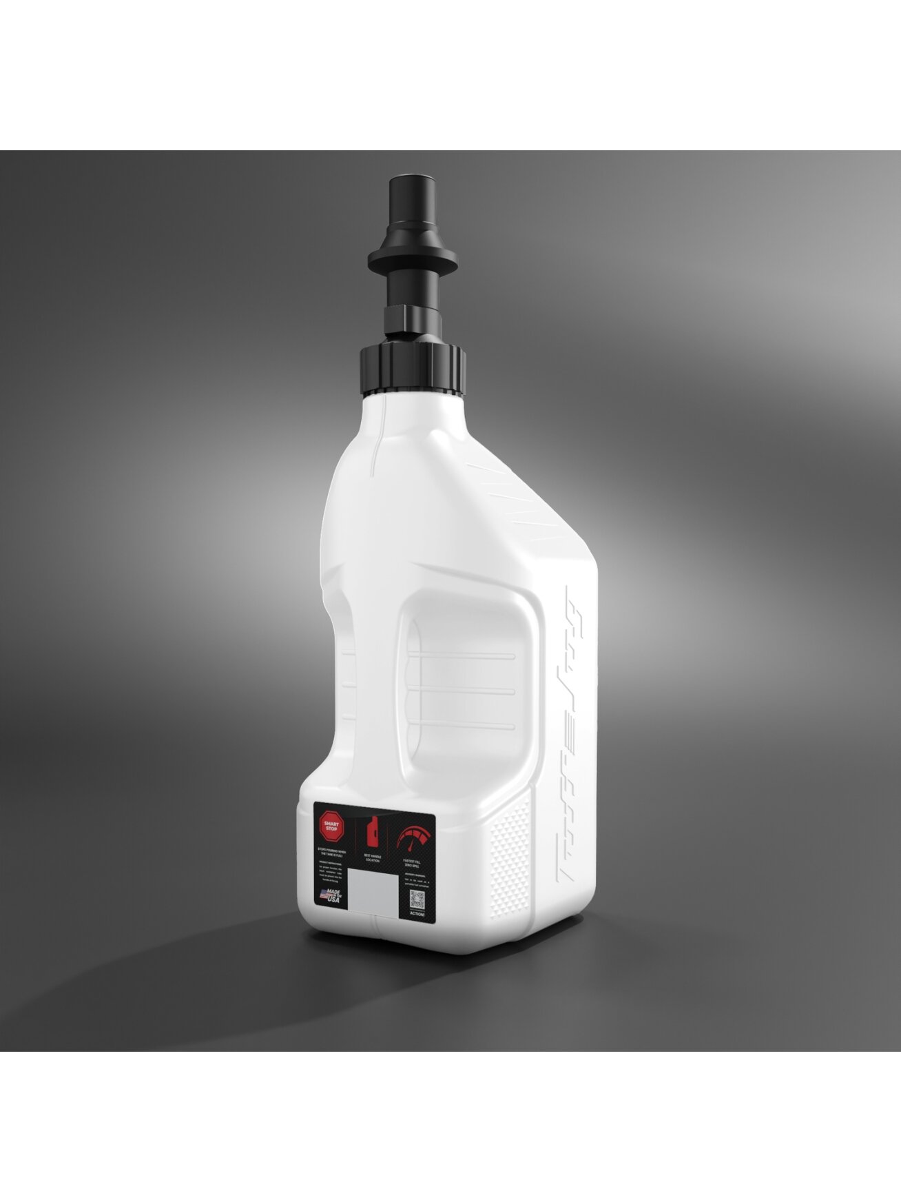 Tuff Jug 10L White w/ Black Ripper Cap (GEN 3)