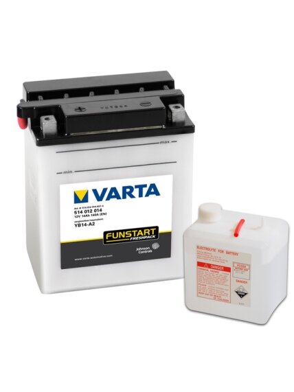R/B V514012019i314 Varta 12V/14Ah moto (YB14-A2)  Freshpack 1