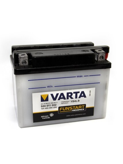 Varta 12V/4Ah moto (YB4L-B) Freshpack 1