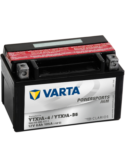 Varta 12V/6Ah - moto LF (YTX7A-4/YTX7A-BS) Varta 12V/6Ah - moto LF (YTX7A-4/YTX7A-BS)