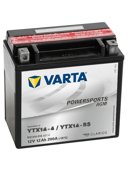 R/B V512014020I314 Varta 12V/12Ah - moto LF (YTX14-4/YTX14-BS)
