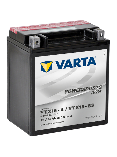 Varta 12V/14Ah moto (YTX16-4/YTX16-BS) Varta 12V/14Ah moto (YTX16-4/YTX16-BS)