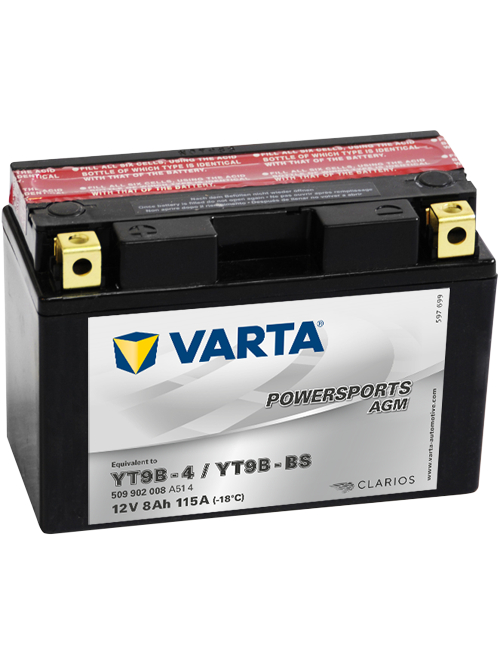 Varta 12V/8Ah - moto LF (YT9B-4/YT9B-BS)