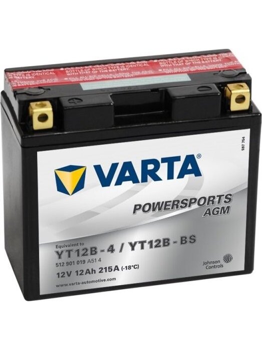 VARTA 12V/12Ah-moto LF (YT12B-BS)