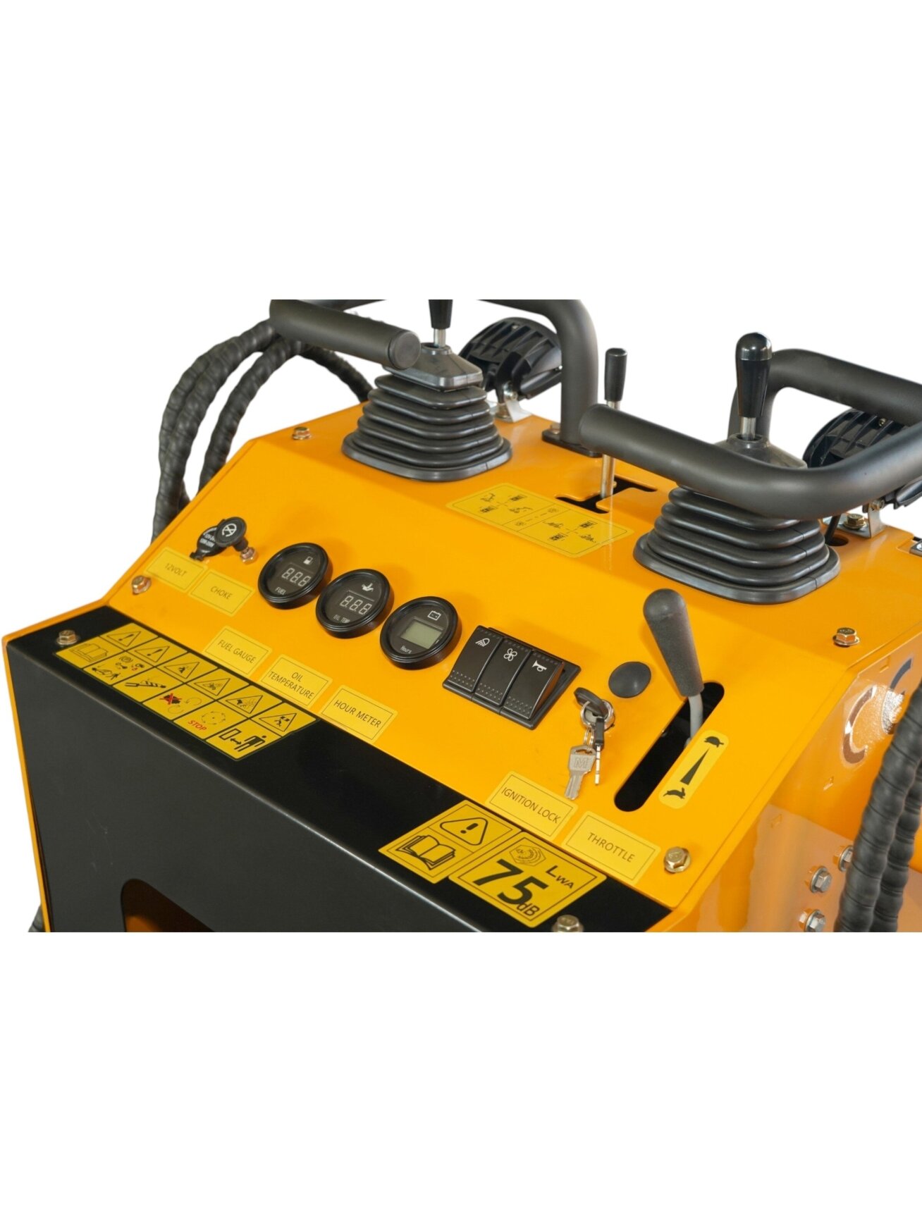 Vikšrinis mini krautuvas ENZO - HT380 (Benzininis) 15