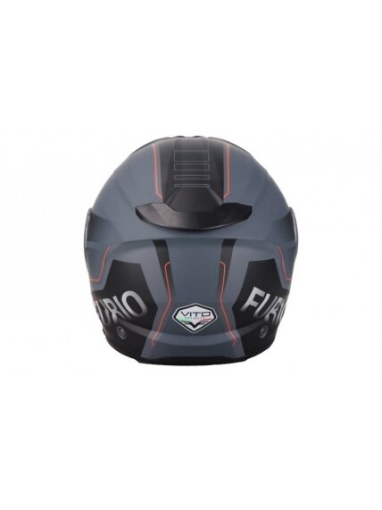 Vito Furio Modular Helmet – Matt Black Red 5 Vito Furio Modular Helmet – Matt Black Red 5