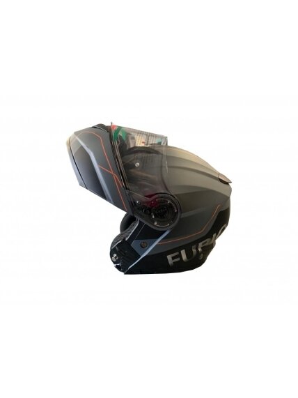 Vito Furio Modular Helmet – Matt Black Red 1 Vito Furio Modular Helmet – Matt Black Red 1