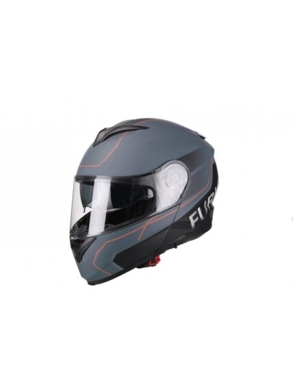 Vito Furio Modular Helmet – Matt Black Red Vito Furio Modular Helmet – Matt Black Red