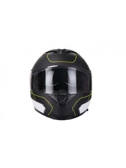 Vito Furio Modular Helmet – Matt Black/Yellow 1 Vito Furio Modular Helmet – Matt Black/Yellow 1