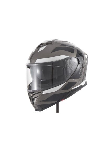 Vito Presto Helmet with Sun Visor – Shiny Grey/Black | ECE 22.06, Pinlock Ready 1 Vito Presto Helmet with Sun Visor – Shiny Grey/Black | ECE 22.06, Pinlock Ready 1