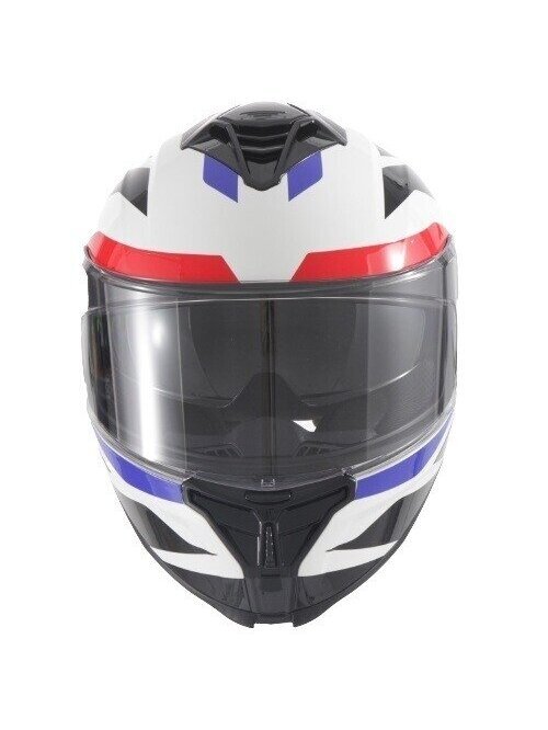 Vito Presto Helmet with Sun Visor – Shiny White/Deco | ECE 22.06, Pinlock Ready 3 Vito Presto Helmet with Sun Visor – Shiny White/Deco | ECE 22.06, Pinlock Ready 3