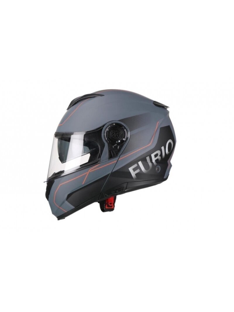 Vito Furio Modular Helmet – Matt Black Red 2 Vito Furio Modular Helmet – Matt Black Red 2
