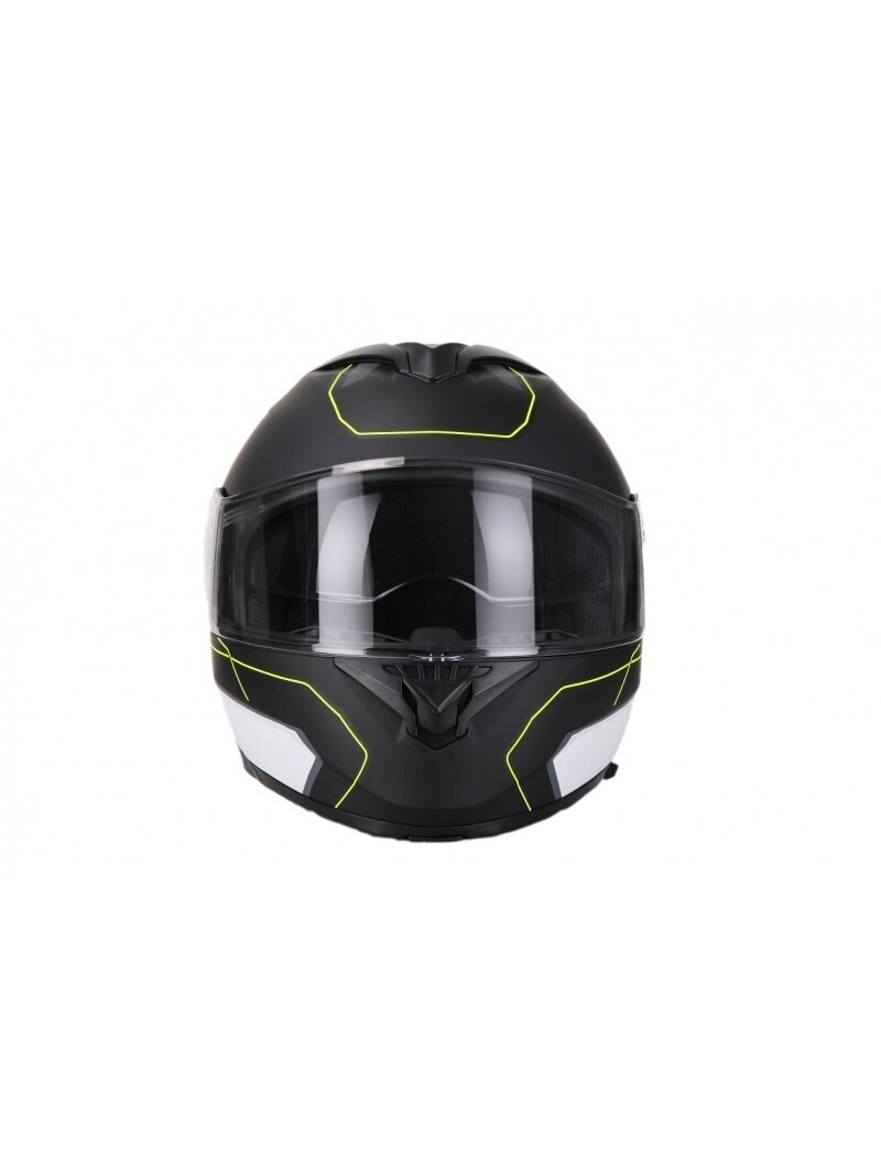 Vito Furio Modular Helmet – Matt Black/Yellow 1 Vito Furio Modular Helmet – Matt Black/Yellow 1