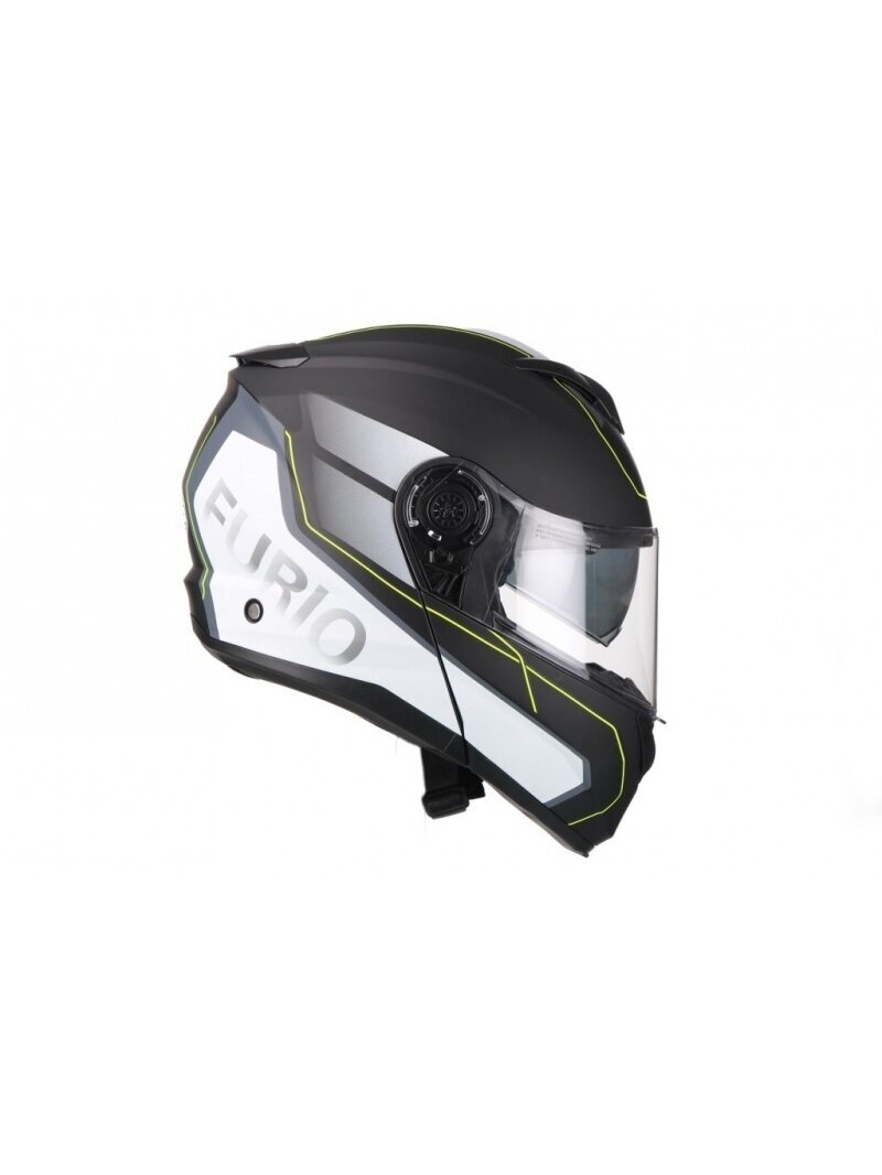 Vito Furio Modular Helmet – Matt Black/Yellow 2